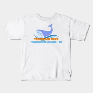 Telegraph Cove - Whale watching Kids T-Shirt